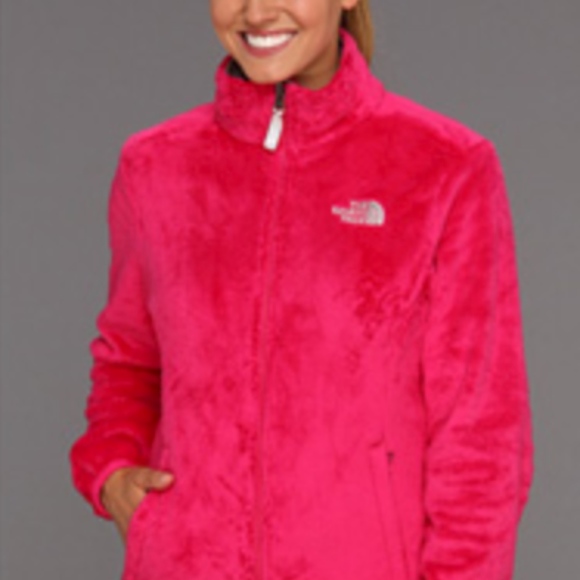 North face Pink Wooly Jacket  SMALL - Picture 3 of 4